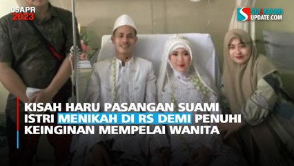 Kisah Haru Pasangan Suami Istri Menikah di RS demi Penuhi Keinginan Mempelai Wanita