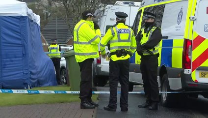 Sturgeons home cordoned off following husband's arrest