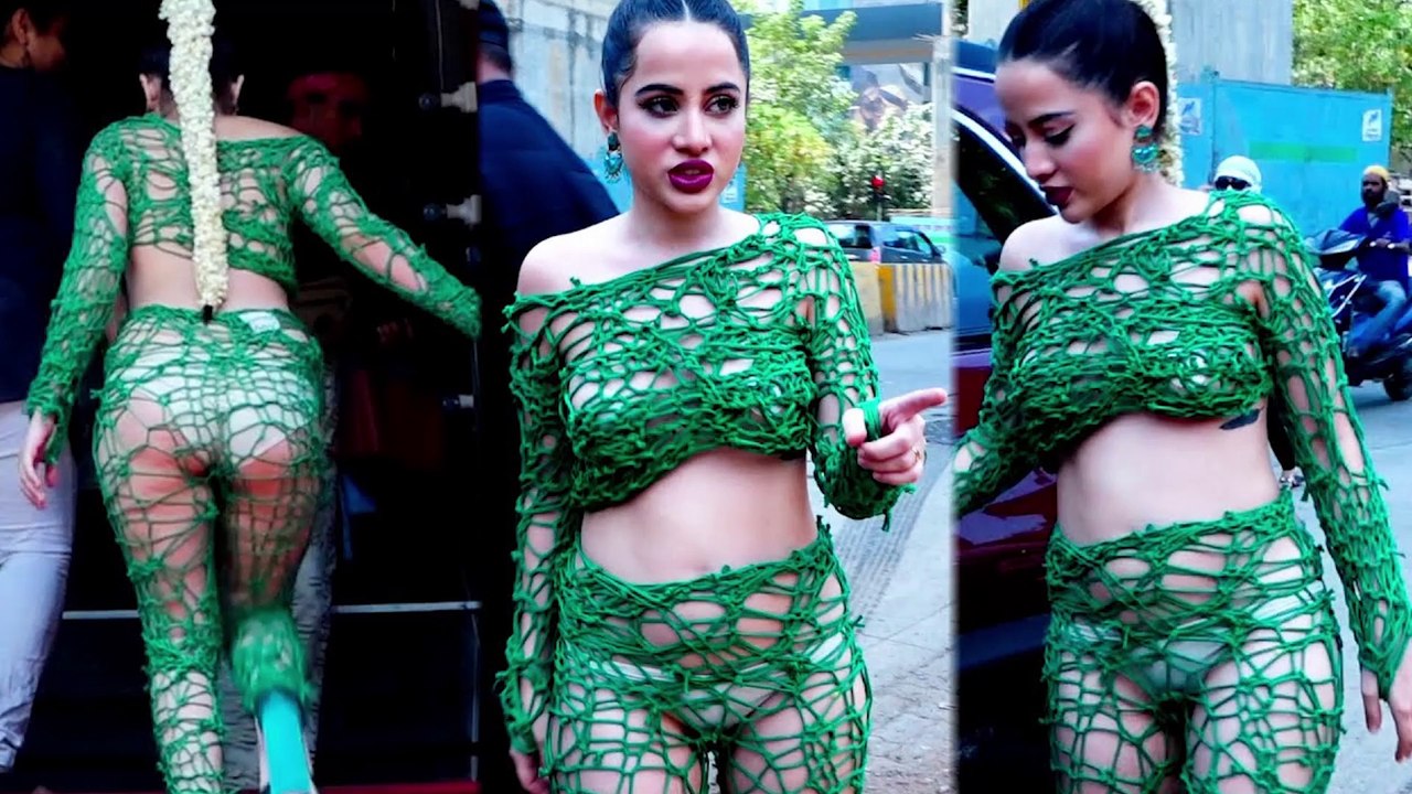 Urfi Javed Wore Only Fishing Net