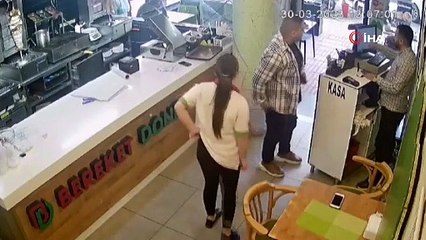 Yedi, içti ücreti ödemeden dönerciyi terk etti