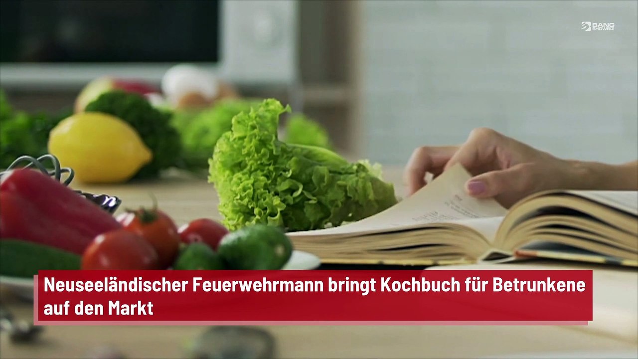 Neuseeländischer Feuerwehrmann bringt Kochbuch für Betrunkene auf den Markt