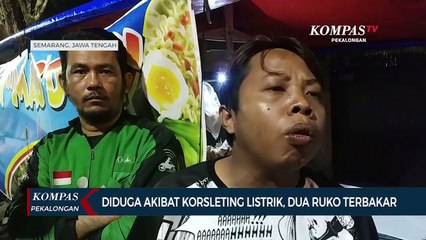 Kebakaran Melanda 2 Ruko, Beruntung Tidak Ada Korban Jiwa