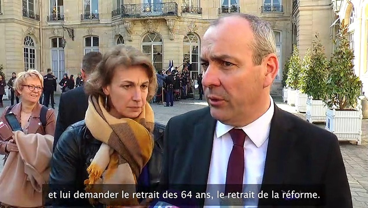 Laurent Berger - Matignon 5 avril 2023