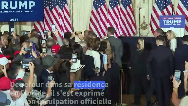 Inculpé, Trump réfute les accusations criminelles: il n'y a pas de crime