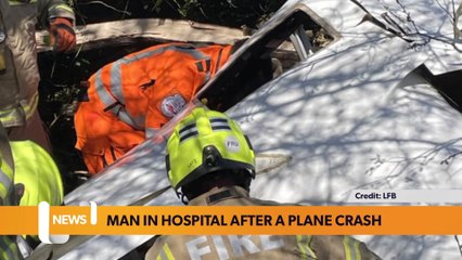 London headlines 5 April: Man in hospital after a plane crash