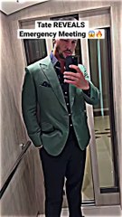 Tate REVEALS Emergency Meeting