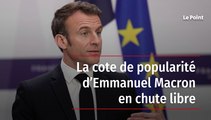 La cote de popularité d’Emmanuel Macron en chute libre