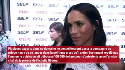 Meghan Markle trop impopulaire aux États-Unis pour assouvir sa volonté d’une carrière en politique !