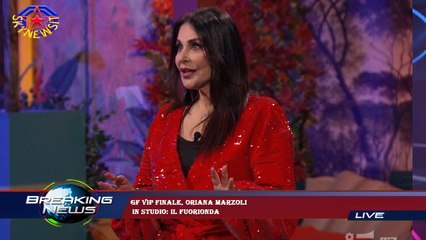 Tải video: GF Vip finale, Oriana Marzoli  in studio: il fuorionda