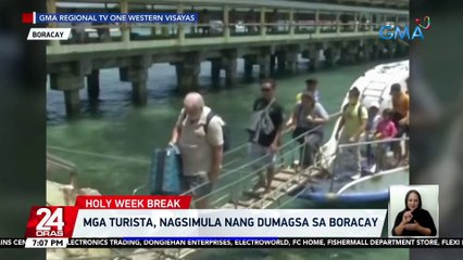 Mga turista, nagsimula nang dumagsa sa Boracay | 24 Oras