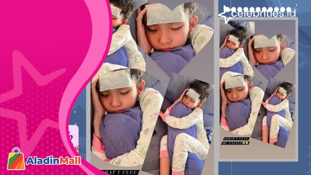 Ayu Ting Ting Khawatir namun Bangga, Bilqis Demam Tinggi tetap Jalankan Puasa