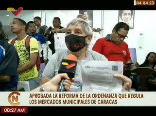 Aprueban segunda discusión de la ordenanza que regula los mercados municipales de Caracas