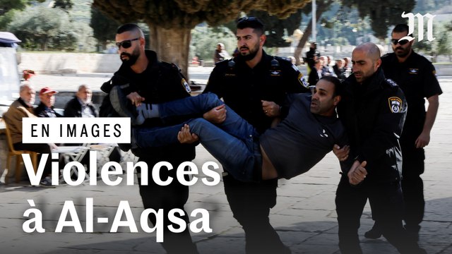 Les images des violences à l’intérieur de la mosquée Al-Aqsa de Jérusalem