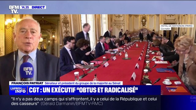 Retraites: François Patriat (président de la majorité au Sénat) estime que le processus démocratique n'a pas été bafoué