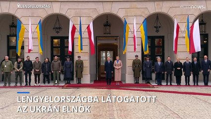 Legelkötelezettebb szövetségeséhez, Lengyelországba látogatott az ukrán elnök