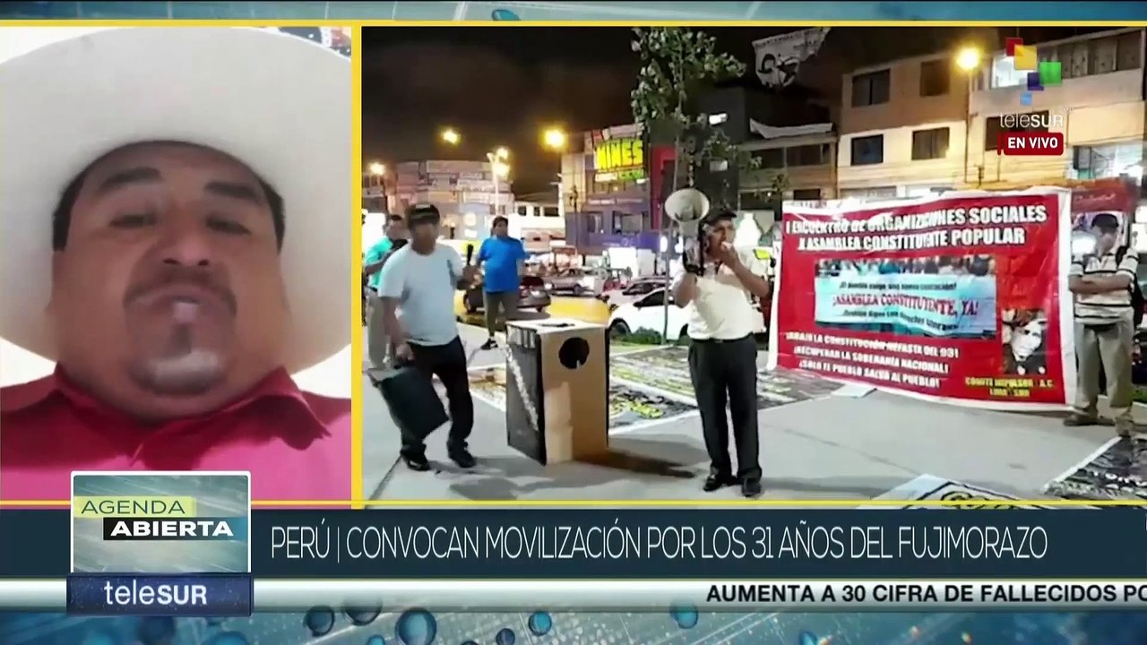 “En Perú se vuelve a repetir lo que vivimos en los años 90 con la dictadura de Fujimori”