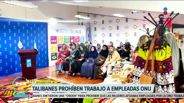 Talibanes prohíben que mujeres afganas trabajen para la ONU en todo el país