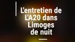 Reportage : L’entretien de l’A20 dans Limoges la nuit