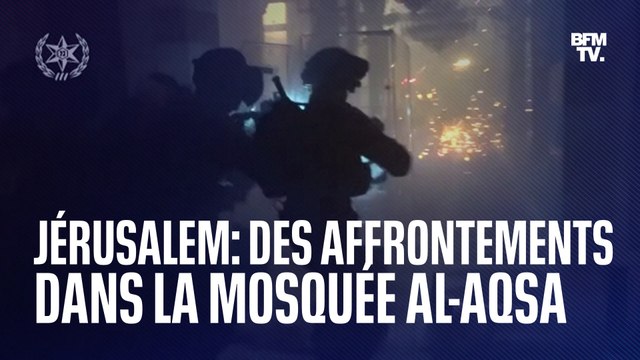 De violents affrontements éclatent dans la mosquée Al-Aqsa à Jérusalem