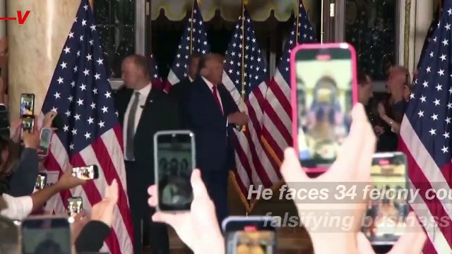 Melania and Ivanka Nowhere To Be Seen at Trump’s Post-arraignment Mar-a-Lago Speech