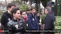 Plevne kahramanı Gazi Osman Paşa kabri başında anıldı