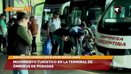 Comienza el fin de semana largo y ya se puede ver un intenso movimiento en la terminal de ómnibus