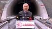 Bakan Karaismailoğlu, Ankara-Sivas Hızlı Tren Hattı T-15 Tüneli'nde açıklamalarda bulundu