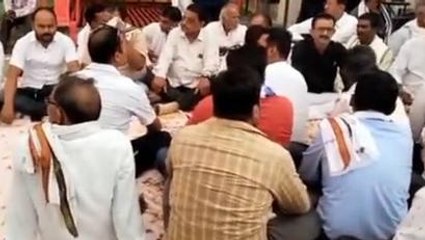 बालाघाट: कांग्रेसियों ने किया सत्याग्रह आंदोलन, देखे