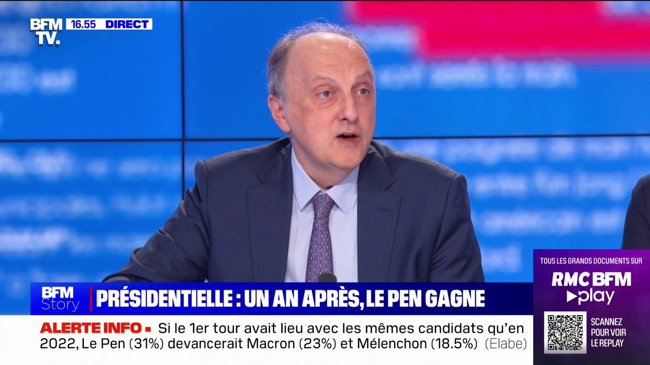 Selon un sondage Elabe pour BFMTV, le RN gagnerait 6 points en cas de dissolution et d'élections législatives anticipées