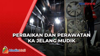 Jelang Mudik, Balai Yasa Gubeng Surabaya Percepat Perawatan 195 Kereta Api