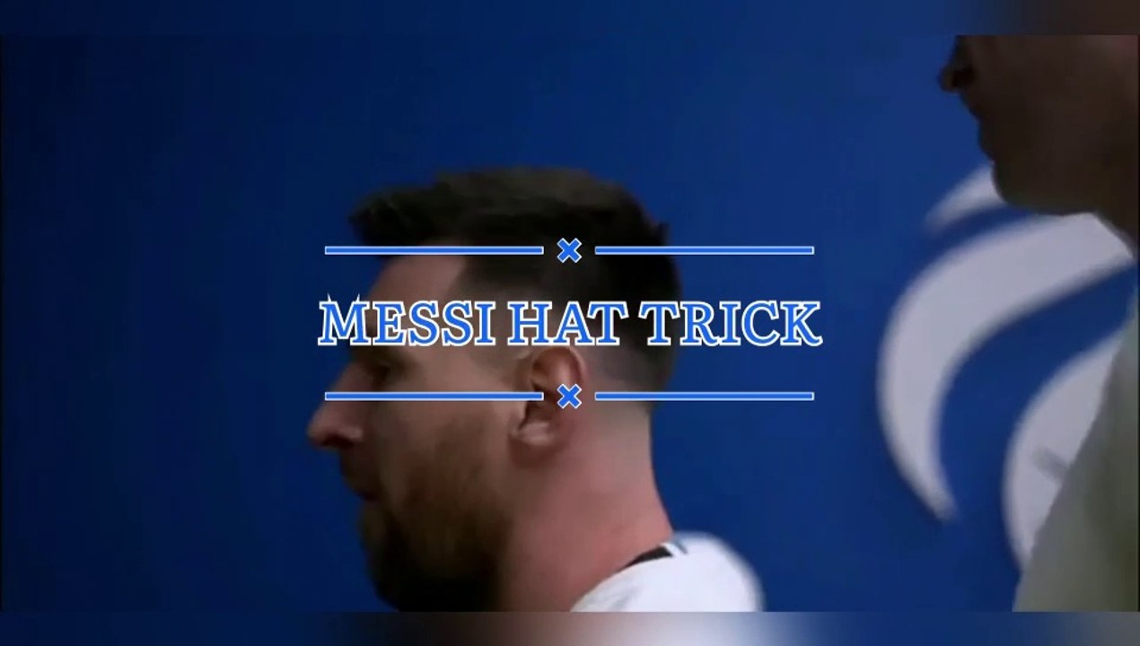 Messi hat trick
