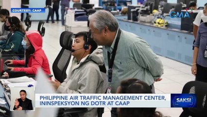 Philippine Air Traffic Management Center, ininspeksyon ng DOTr at CAAP | Saksi
