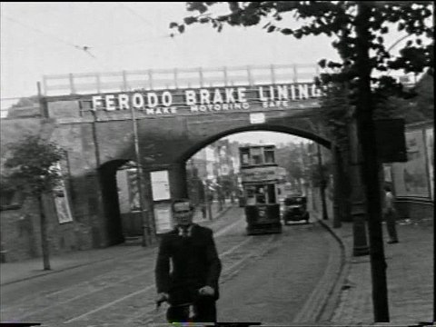 Birmingham's Trams And Trolleybuses Suburban Reserved Track In 1951 The Bull Ring In 1948