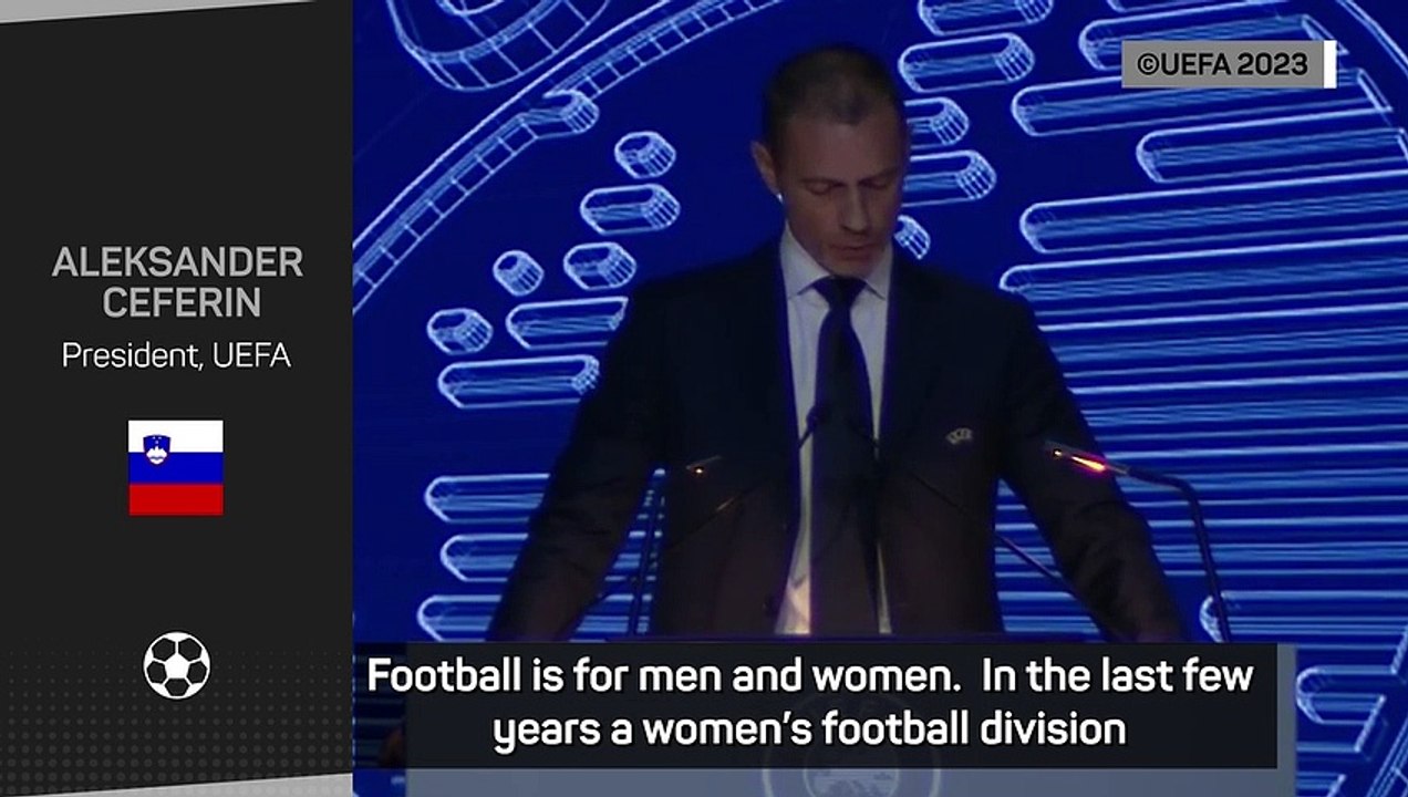 'A revolution is underway in Women's football' - UEFA president Cerefin