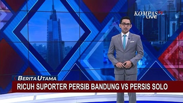 Laga Persib Bandung Vs Persis Solo Diwarnai Kericuhan, Suporter Lempar Bangku Stadion