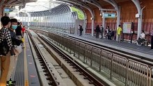 新北市安坑輕軌試營運-新和國小站進站New Taipei City Ankeng Light Rail Trial Operation - Xinhe Elementary School Station 2/12 16:30