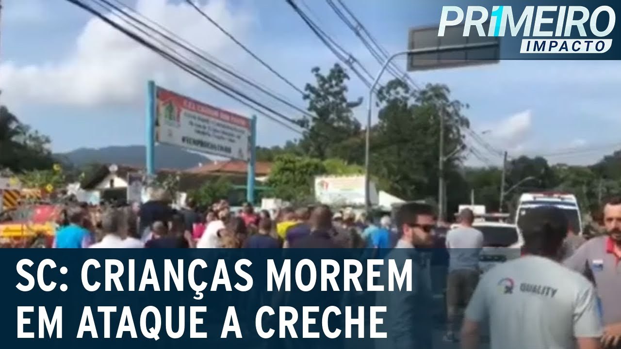 Quatro crianças morrem em ataque a creche em Blumenau (SC)