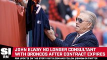 John Elway No Longer With the Broncos as Consultant