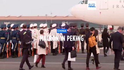 Macron in Peking: Mit Xi über Wirtschaft und Ukraine sprechen