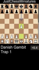 Danish Gambit. Trap 1