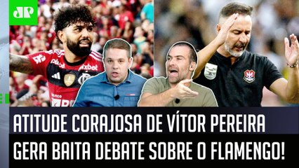 "O Vítor Pereira NÃO TÁ NEM AÍ! A REAL é que ele é o CARA CERTO para..." BAITA DEBATE sobre o Flamengo!