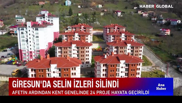 Giresun'da afetin izi silindi! 369 konut yatay mimariyle yeniden inşa edildi, 129 köy evi yenilendi