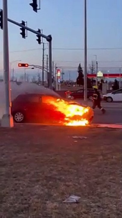 Intervention des pompiers (Gracieuseté - Anthony Tremblay Actualité Québec)
