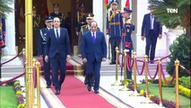 الرئيس عبد الفتاح السيسي يستقبل رئيس جمهورية قبرص بقصر الاتحادية