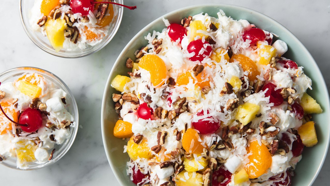 This Classic Ambrosia Salad Is A Must-Have For Holiday Parties