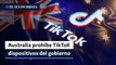 Australia prohíbe TikTok en dispositivos del gobierno; GB impone multa por utilizar datos de niños