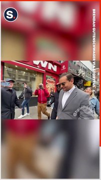 Congressman George Santos Arrives in New York City to Support Trump