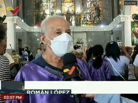 Desde la Iglesia Santa Inés de Cumaná feligreses manifestaron su devoción a Jesús de Nazaret