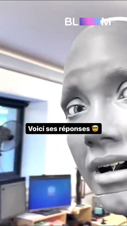 L’humanoïde Ameca répond à 2 questions sur son existence avec ChatGPT !
