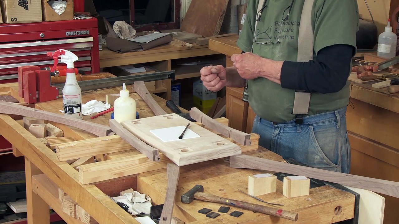 Woodworking Custom Elegant Stool - Final Gluing, Sanding and Leveling